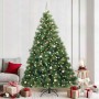 Árbol de Navidad artificial con 300 LED Verde 240 cm PE y PVC