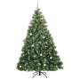 Árbol de Navidad artificial con 300 LED Verde 240 cm PE y PVC