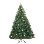 Árbol de Navidad artificial con 300 LED Verde 240 cm PE y PVC