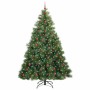 Árbol de Navidad artificial con 300 LED Verde 240 cm PE y PVC en Arboles de navidad | Comprar online en Foro24