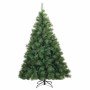 Árbol de Navidad artificial con 300 LED Verde 240 cm PE y PVC