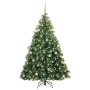 Árbol de Navidad artificial con 300 LED Verde 240 cm PE y PVC