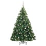Árbol de Navidad artificial con 300 LED Verde 240 cm PE y PVC