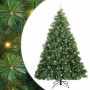 Árbol de Navidad artificial con 300 LED Verde 240 cm PE y PVC
