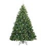 Árbol de Navidad artificial con 300 LED Verde 240 cm PE y PVC