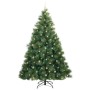 Árbol de Navidad artificial con 300 LED Verde 240 cm PE y PVC