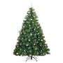 Árbol de Navidad artificial con 300 LED Verde 240 cm PE y PVC