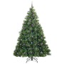 Árbol de Navidad artificial con 300 LED Verde 240 cm PE y PVC