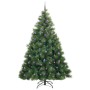 Árbol de Navidad artificial con 300 LED Verde 240 cm PE y PVC