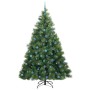 Árbol de Navidad artificial con 300 LED Verde 240 cm PE y PVC