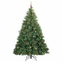 Árbol de Navidad artificial con 300 LED Verde 240 cm PE y PVC