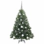 Árbol de Navidad artificial con 150 LED Verde 120 cm PE y PVC