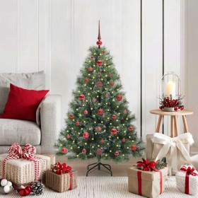 Árbol de Navidad artificial con 150 LED Verde 120 cm PE y PVC