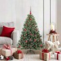 Árbol de Navidad artificial con 150 LED Verde 120 cm PE y PVC