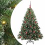Árbol de Navidad artificial con 150 LED Verde 120 cm PE y PVC