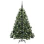Árbol de Navidad artificial con 150 LED Verde 120 cm PE y PVC