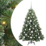 Árbol de Navidad artificial con 150 LED Verde 120 cm PE y PVC