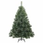 Árbol de Navidad artificial con 150 LED Verde 120 cm PE y PVC