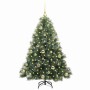 Árbol de Navidad artificial con 150 LED Verde 120 cm PE y PVC