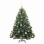 Árbol de Navidad artificial con 150 LED Verde 120 cm PE y PVC