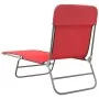 Folding sun loungers 2 pcs steel and red textilene by vidaXL, Loungers - Ref: Foro24-360182, Price: 75,09 €, Discount: %