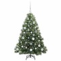 Árbol de Navidad artificial con 150 LED Verde 120 cm PE y PVC