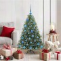 Árbol de Navidad artificial con 150 LED Verde 120 cm PE y PVC