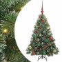 Árbol de Navidad artificial con 150 LED Verde 120 cm PE y PVC