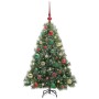Árbol de Navidad artificial con 150 LED Verde 120 cm PE y PVC