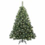 Árbol de Navidad artificial con 150 LED Verde 150 cm PE y PVC