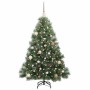 Árbol de Navidad artificial con 150 LED Verde 150 cm PE y PVC
