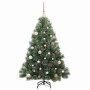 Árbol de Navidad artificial con 150 LED Verde 150 cm PE y PVC