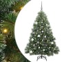 Árbol de Navidad artificial con 150 LED Verde 150 cm PE y PVC