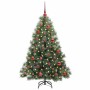 Árbol de Navidad artificial con 150 LED Verde 150 cm PE y PVC