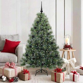 Árbol de Navidad artificial con 150 LED Verde 150 cm PE y PVC