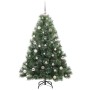 Árbol de Navidad artificial con 150 LED Verde 150 cm PE y PVC