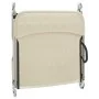 Tumbonas plegables 2 uds acero y textilene color crema de vidaXL, Tumbonas - Ref: Foro24-360185, Precio: 89,52 €, Descuento: %