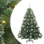 Árbol de Navidad artificial con 150 LED Verde 150 cm PE y PVC