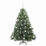 Árbol de Navidad artificial con 150 LED Verde 150 cm PE y PVC