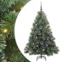 Árbol de Navidad artificial con 150 LED Verde 150 cm PE y PVC