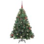 Árbol de Navidad artificial con 150 LED Verde 150 cm PE y PVC