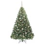 Árbol de Navidad artificial con 300 LED Verde 180 cm PE y PVC