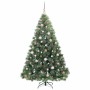 Árbol de Navidad artificial con 300 LED Verde 180 cm PE y PVC