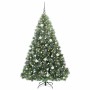 Árbol de Navidad artificial con 300 LED Verde 180 cm PE y PVC