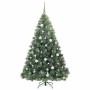 Árbol de Navidad artificial con 300 LED Verde 180 cm PE y PVC