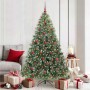 Árbol de Navidad artificial con 300 LED Verde 180 cm PE y PVC
