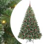 Árbol de Navidad artificial con 300 LED Verde 180 cm PE y PVC