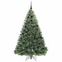 Árbol de Navidad artificial con 300 LED Verde 180 cm PE y PVC