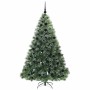 Árbol de Navidad artificial con 300 LED Verde 180 cm PE y PVC