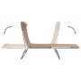 Tumbonas plegables 2 uds acero y textilene gris taupe de vidaXL, Tumbonas - Ref: Foro24-360186, Precio: 100,03 €, Descuento: %